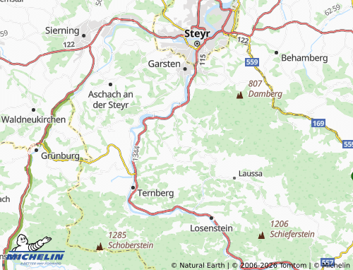 MICHELIN Oberdambach map - ViaMichelin