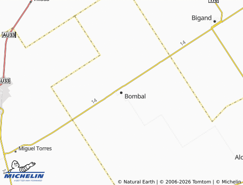 MICHELIN Bombal map - ViaMichelin