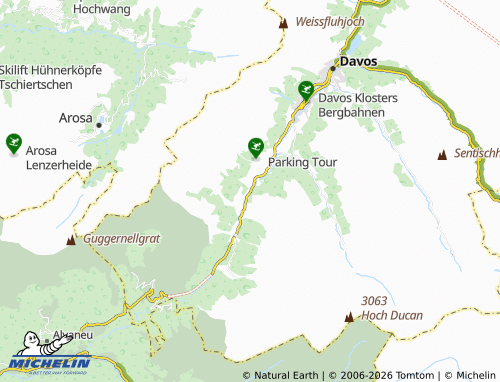 Carte MICHELIN Mühle Glaris - ViaMichelin