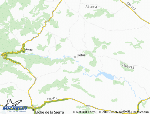 MICHELIN Liétor map - ViaMichelin