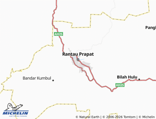 MICHELIN Rantau Prapat map - ViaMichelin