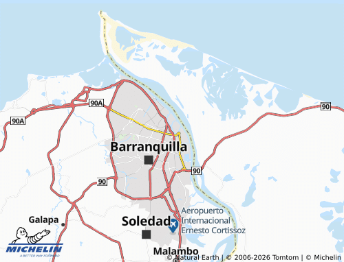 MICHELIN Barlovento map - ViaMichelin