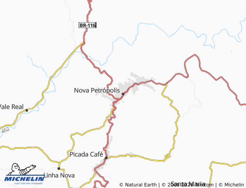 Mapa MICHELIN Nova Petrópolis - ViaMichelin