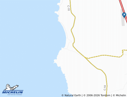 MICHELIN Puerto Viejo map - ViaMichelin