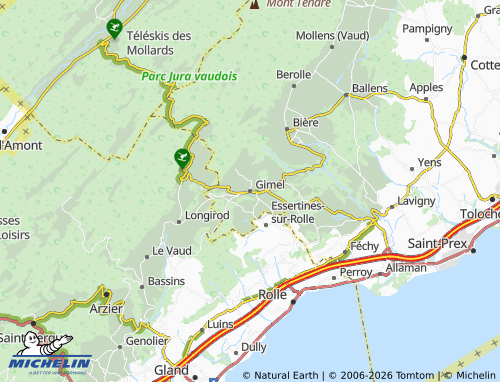 MICHELIN Gimel map - ViaMichelin