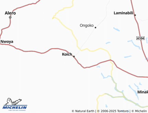 MICHELIN Koich map - ViaMichelin