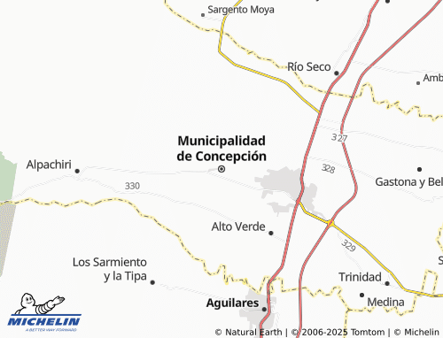 MICHELIN Municipalidad de Concepción map - ViaMichelin