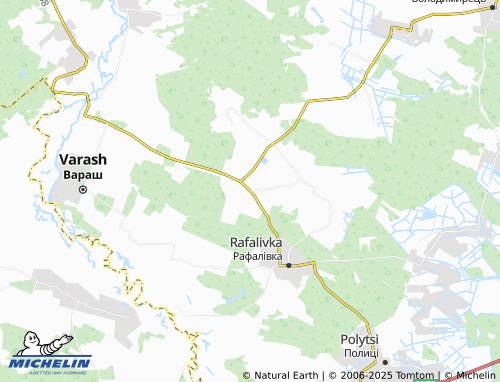 MICHELIN-Landkarte Sukhovolia - ViaMichelin