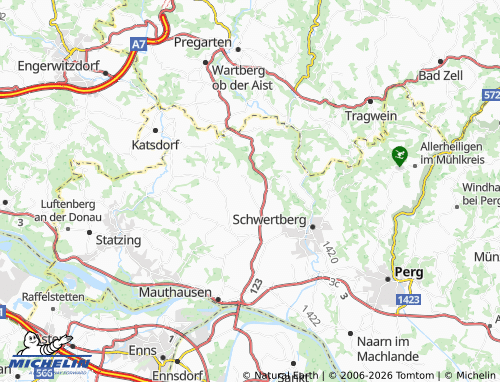 MICHELIN-Landkarte Marwach - ViaMichelin