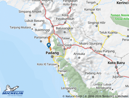 MICHELIN-Landkarte Kota Solok - ViaMichelin