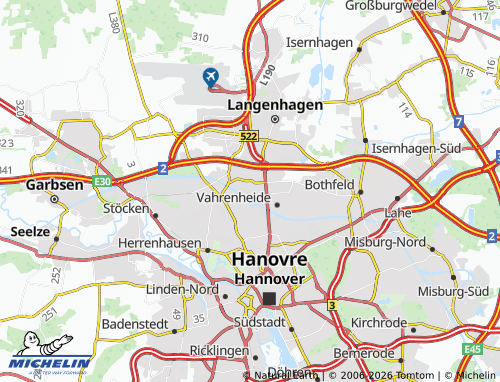 MICHELIN Brink-Hafen map - ViaMichelin
