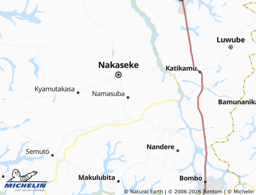 Mappa MICHELIN Namasuba - ViaMichelin
