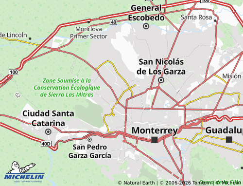 MICHELIN Villa Mitras Primer Sector map - ViaMichelin