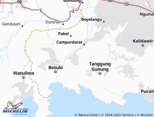MICHELIN Sawo map - ViaMichelin