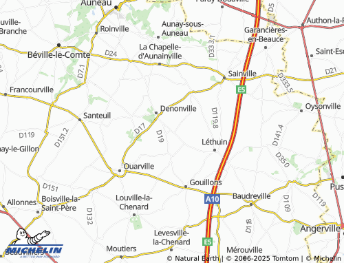 Carte MICHELIN Morainville - ViaMichelin