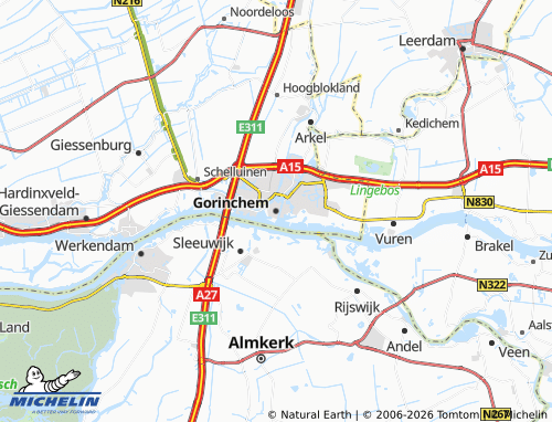 MICHELIN Gorinchem map - ViaMichelin