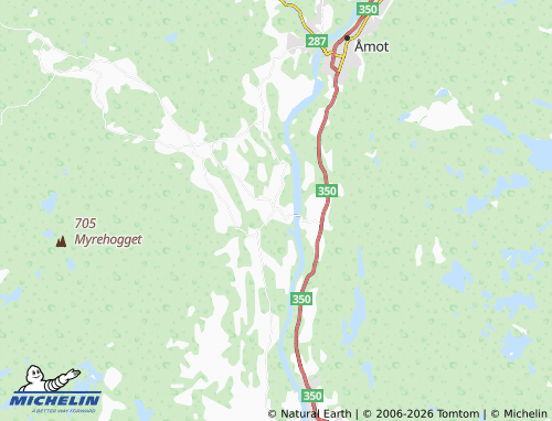MICHELIN-Landkarte Skotselv - ViaMichelin