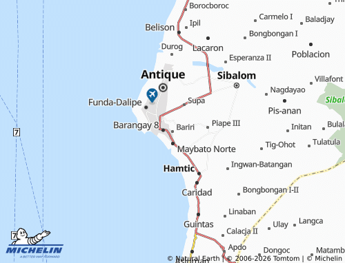 MICHELIN Bariri map - ViaMichelin