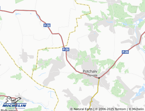 MICHELIN Budky map - ViaMichelin