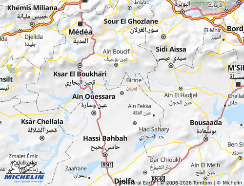 MICHELIN Beereen map - ViaMichelin