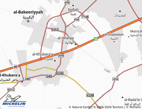 MICHELIN-Landkarte al-Silah - ViaMichelin