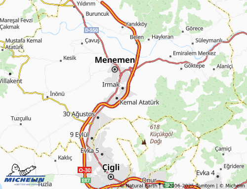MICHELIN İncirli Pınar map - ViaMichelin