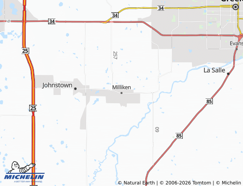 Mapa MICHELIN Milliken - ViaMichelin