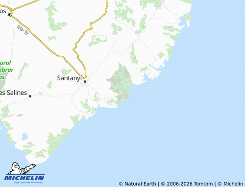 Mappa MICHELIN Cap des Moro - ViaMichelin