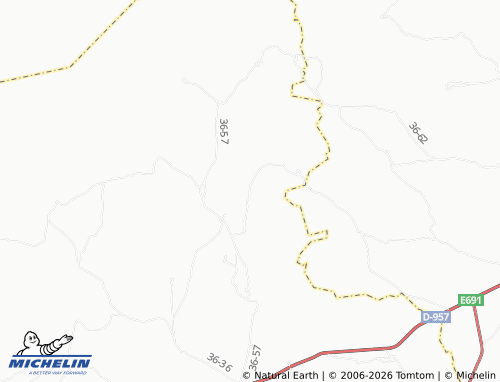 MICHELIN Eskigazi map - ViaMichelin