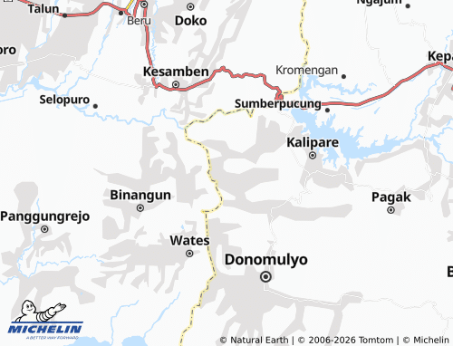 Mapa MICHELIN Arjosari - ViaMichelin