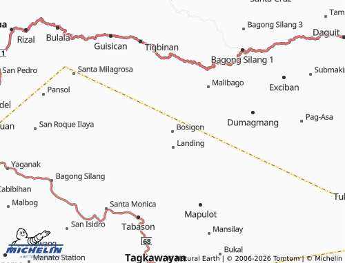 MICHELIN Bosigon map - ViaMichelin