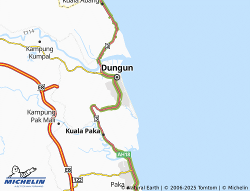 Carte MICHELIN Kampung Sura Atas - ViaMichelin