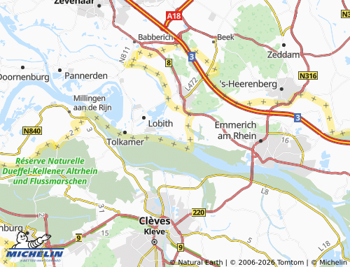 Carte MICHELIN Spijk - ViaMichelin