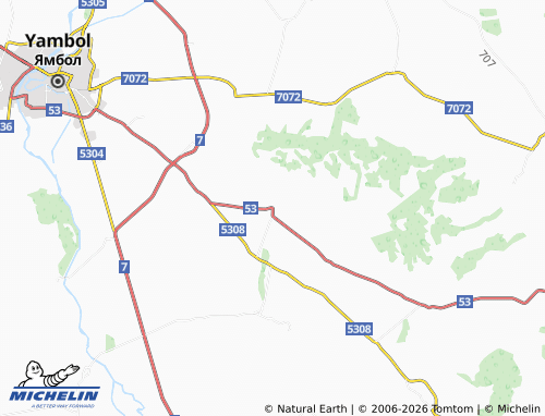 Kaart MICHELIN Pobeda - ViaMichelin