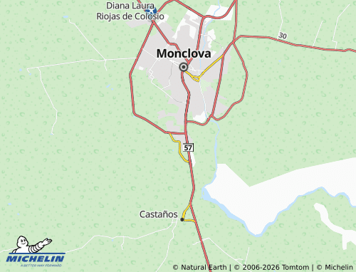 Mappa MICHELIN Obrera Sur Tercer Sector - ViaMichelin