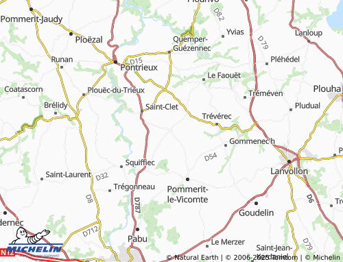 MICHELIN Saint-Gilles-les-Bois map - ViaMichelin