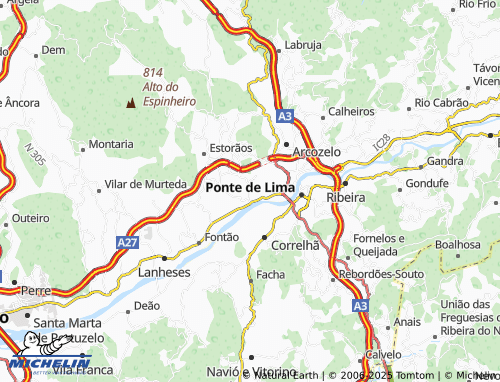 MICHELIN-Landkarte Cabrão de Sá - ViaMichelin