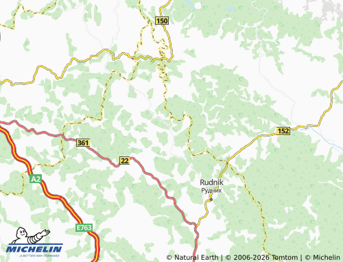 MICHELIN-Landkarte Varnice - ViaMichelin