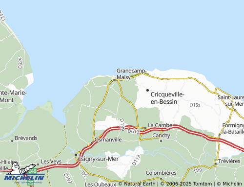 MICHELIN Poix map - ViaMichelin