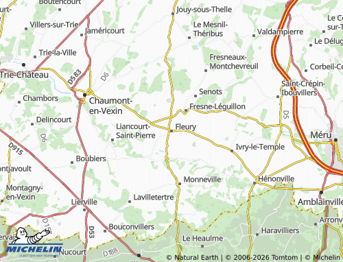 Mappa MICHELIN Fleury - ViaMichelin