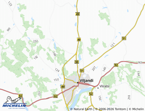 MICHELIN-Landkarte Aindu - ViaMichelin