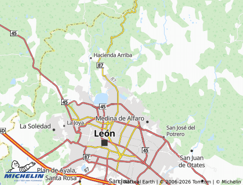 Mappa MICHELIN Nuevo León - ViaMichelin