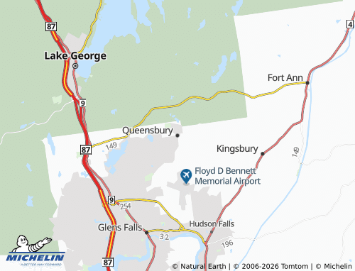 Mapa MICHELIN Queensbury - ViaMichelin