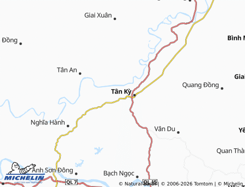 Mapa MICHELIN Kỳ Sơn - ViaMichelin