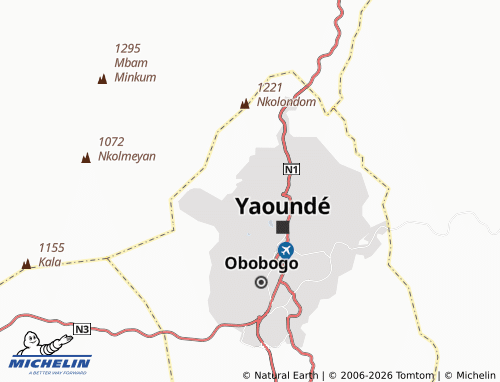MICHELIN Nkol Nyada map - ViaMichelin