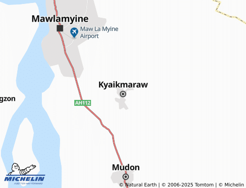 MICHELIN Kyaikmaraw map - ViaMichelin