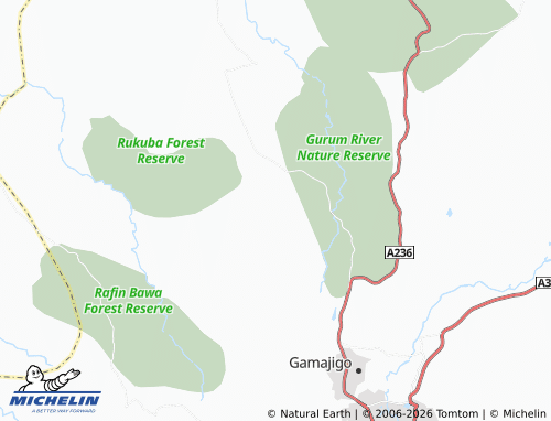 MICHELIN Tige map - ViaMichelin