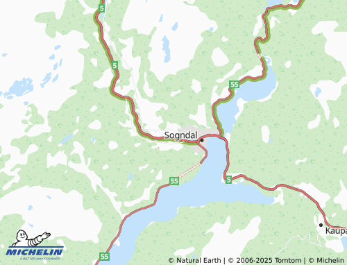 MICHELIN-Landkarte Kvåle - ViaMichelin