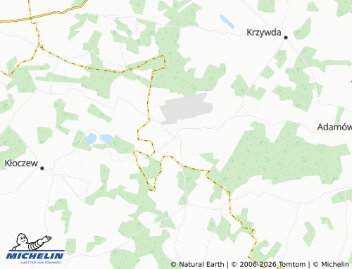 MICHELIN-Landkarte Okrzeja - ViaMichelin
