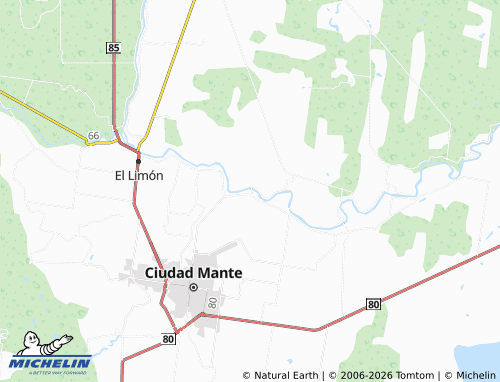Mapa MICHELIN Benito Juárez, La Mora - ViaMichelin